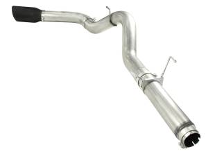 aFe Power - 49-02016-B | AFE Power ATLAS 5 IN Aluminized Steel DPF-Back Exhaust System w/Black Tip (2007-2012 Ram 2500, 3500 Pickup L6-6.7L td) - Image 2