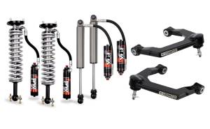 210-P1298 | Cognito 1 Inch Elite Ball Joint Leveling Kit with Fox 2.5 Elite Performance Shocks (2019-2024 Silverado, Sierra 1500 Trail Boss/ZR2, AT4/ATX4 2WD/4WD)