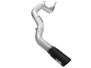 aFe Power - 49-02039-B | AFE Power ATLAS 5 IN Aluminized Steel DPF-Back Exhaust System w/Black Tip (2013-2018 Ram 2500, 3500 Pickup L6-6.7L td) - Image 2