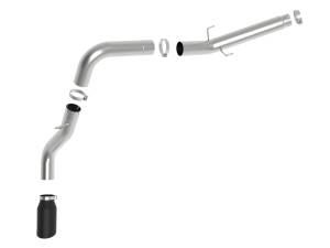 49-02075-B | AFE Power ATLAS 5 IN Aluminized Steel DPF-Back Exhaust System w/Black Tip (2019-2024 Ram 2500, 3500 Pickup L6-6.7L td)