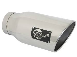 aFe Power - 49-02075-P | AFE Power ATLAS 5 IN Aluminized Steel DPF-Back Exhaust System w/Polished Tip (2019-2024 Ram 2500, 3500 Pickup L6-6.7L td) - Image 3