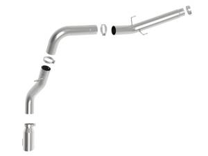 aFe Power - 49-02075-P | AFE Power ATLAS 5 IN Aluminized Steel DPF-Back Exhaust System w/Polished Tip (2019-2024 Ram 2500, 3500 Pickup L6-6.7L td) - Image 2