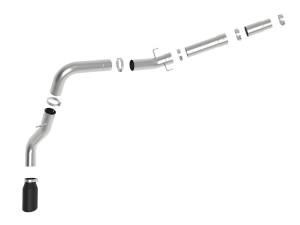 aFe Power - 49-02078-B | AFE Power ATLAS 5 IN Aluminized Steel DPF-Back Exhaust System w/Black Tip (2019-2024 Ram 2500, 3500 Pickup L6-6.7L td) - Image 2