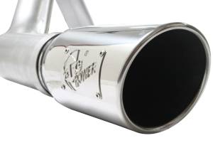 aFe Power - 49-03041-P | AFE Power ATLAS 4 IN Aluminized Steel Cat-Back Exhaust System w/ Muffler & Polished Tip (2011-2014 F150 Pickup V6-3.5L tt) - Image 3