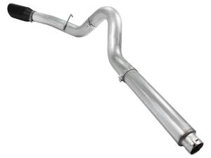 aFe Power - 49-03054-B | AFE Power ATLAS 5 IN Aluminized Steel DPF-Back Exhaust System w/Black Tip (2008-2010 F250, F350 Super Duty V8-6.4L td) - Image 2