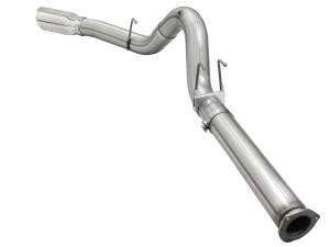 aFe Power - 49-03064-P | AFE Power ATLAS 5 IN Aluminized Steel DPF-Back Exhaust System w/Polished Tip (2015-2016 F250, F350 Super Duty V8-6.7L td) - Image 3