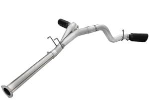 aFe Power - 49-03065-B | AFE Power ATLAS 4 IN Aluminized Steel DPF-Back Exhaust System w/Black Tip (2011-2014 F250, F350 Super Duty V8-6.7L td) - Image 3