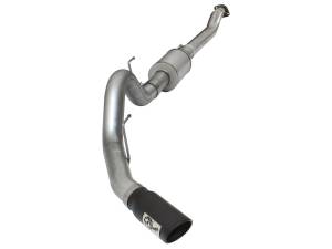 aFe Power - 49-03069-B | AFE Power ATLAS 4 IN Aluminized Steel Cat-Back Exhaust System w/ Muffler & Black Tip (2015-2020 F150 Pickup V6-2.7L/3.5L tt) - Image 2