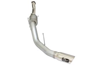 49-03069-P | AFE Power ATLAS 4 IN Aluminized Steel Cat-Back Exhaust System w/ Muffler & Polished Tip (2015-2019 F150 Pickup V6-2.7L/3.5L tt)