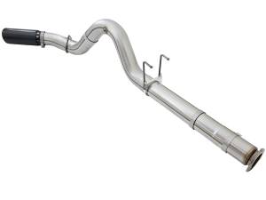 aFe Power - 49-03090-B | AFE Power ATLAS 5 IN Aluminized Steel DPF-Back Exhaust System w/Black Tip (2017-2024 F250, F350 Super Duty V8-6.7L td) - Image 4