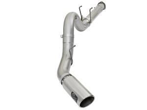 aFe Power - 49-03090-P | AFE Power ATLAS 5 IN Aluminized Steel DPF-Back Exhaust System w/Polished Tip (2017-2024 F250, F350 Super Duty V8-6.7L td) - Image 3