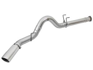 aFe Power - 49-03090-P | AFE Power ATLAS 5 IN Aluminized Steel DPF-Back Exhaust System w/Polished Tip (2017-2024 F250, F350 Super Duty V8-6.7L td) - Image 2