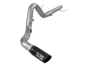 49-03106-B | AFE Power Atlas 4 IN Aluminized Steel DPF-Back Exhaust System w/ Black Tip (2018-2020 F150 Pickup V6-3.0L td)