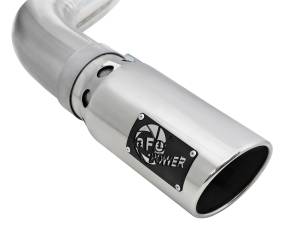 aFe Power - 49-03106-P | AFE Power Atlas 4 IN Aluminized Steel DPF-Back Exhaust System w/ Polished Tip (2018-2020 F150 Pickup V6-3.0L td) - Image 4