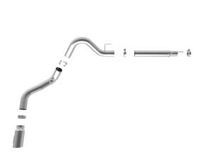 aFe Power - 49-03106-P | AFE Power Atlas 4 IN Aluminized Steel DPF-Back Exhaust System w/ Polished Tip (2018-2020 F150 Pickup V6-3.0L td) - Image 2