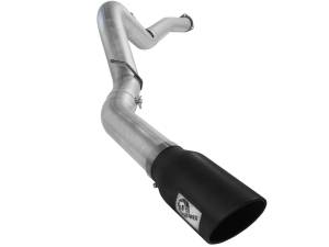 aFe Power - 49-04040-B | AFE Power ATLAS 5 IN Aluminized Steel DPF-Back Exhaust System w/Black Tip (2007-2010 Silverado, Sierra 2500 HD, 3500 HD V8-6.6L td) - Image 2