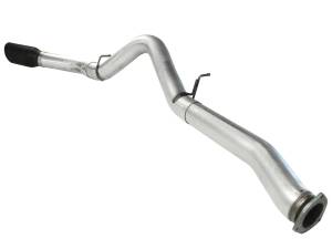 aFe Power - 49-04040-B | AFE Power ATLAS 5 IN Aluminized Steel DPF-Back Exhaust System w/Black Tip (2007-2010 Silverado, Sierra 2500 HD, 3500 HD V8-6.6L td) - Image 3