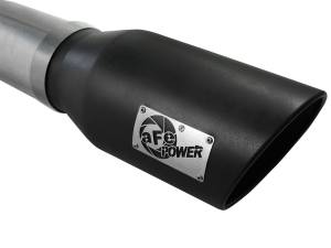 aFe Power - 49-04040-B | AFE Power ATLAS 5 IN Aluminized Steel DPF-Back Exhaust System w/Black Tip (2007-2010 Silverado, Sierra 2500 HD, 3500 HD V8-6.6L td) - Image 4