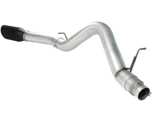 aFe Power - 49-04041-B | AFE Power ATLAS 5 IN Aluminized Steel DPF-Back Exhaust System w/Black Tip (2011-2016 Silverado, Sierra 2500 HD, 3500 HD V8-6.6L td) - Image 3