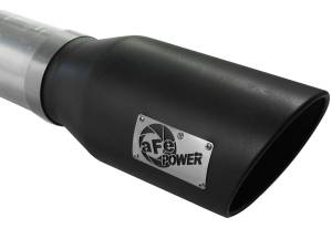 aFe Power - 49-04041-B | AFE Power ATLAS 5 IN Aluminized Steel DPF-Back Exhaust System w/Black Tip (2011-2016 Silverado, Sierra 2500 HD, 3500 HD V8-6.6L td) - Image 4