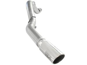 aFe Power - 49-04041-P | AFE Power ATLAS 5 IN Aluminized Steel DPF-Back Exhaust System w/Polished Tip (2011-2016 Silverado, Sierra 2500 HD, 3500 HD V8-6.6L td) - Image 3