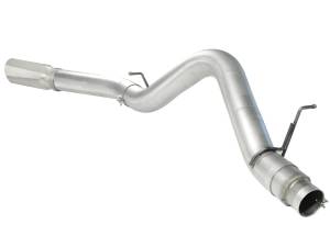 aFe Power - 49-04041-P | AFE Power ATLAS 5 IN Aluminized Steel DPF-Back Exhaust System w/Polished Tip (2011-2016 Silverado, Sierra 2500 HD, 3500 HD V8-6.6L td) - Image 2