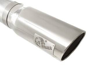 aFe Power - 49-04041-P | AFE Power ATLAS 5 IN Aluminized Steel DPF-Back Exhaust System w/Polished Tip (2011-2016 Silverado, Sierra 2500 HD, 3500 HD V8-6.6L td) - Image 4