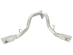 aFe Power - 49-04043-P | AFE Power ATLAS 4 IN Aluminized Steel DPF-Back Exhaust System w/Polished Tip (2011-2016 Silverado, Sierra 2500 HD, 3500 HD V8-6.6L td) - Image 3