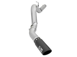 aFe Power - 49-04081-B | AFE Power ATLAS 5 IN Aluminized Steel DPF-Back Exhaust System w/Black Tip (2016-2016 Silverado, Sierra 2500 HD, 3500 HD V8-6.6L td) - Image 4