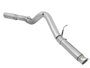 aFe Power - 49-04081-P | AFE Power ATLAS 5 IN Aluminized Steel DPF-Back Exhaust System w/Polished Tip (2016-2016 Silverado, Sierra 2500 HD, 3500 HD V8-6.6L td) - Image 2