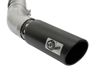 aFe Power - 49-04085-B | AFE Power ATLAS 4 IN Aluminized Steel DPF-Back Exhaust System w/Black Tip (2017-2019 Silverado, Sierra 2500 HD, 3500 HD V8-6.6L td) - Image 6