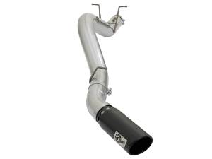 aFe Power - 49-04085-B | AFE Power ATLAS 4 IN Aluminized Steel DPF-Back Exhaust System w/Black Tip (2017-2019 Silverado, Sierra 2500 HD, 3500 HD V8-6.6L td) - Image 3