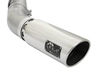 aFe Power - 49-04085-P | AFE Power ATLAS 4 IN Aluminized Steel DPF-Back Exhaust System w/ Polished Tip (2017-2019 Silverado, Sierra 2500 HD, 3500 HD V8-6.6L td) - Image 6