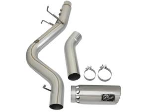 aFe Power - 49-04085-P | AFE Power ATLAS 4 IN Aluminized Steel DPF-Back Exhaust System w/ Polished Tip (2017-2019 Silverado, Sierra 2500 HD, 3500 HD V8-6.6L td) - Image 3