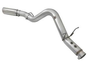 aFe Power - 49-04085-P | AFE Power ATLAS 4 IN Aluminized Steel DPF-Back Exhaust System w/ Polished Tip (2017-2019 Silverado, Sierra 2500 HD, 3500 HD V8-6.6L td) - Image 2