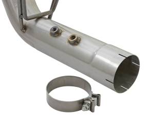 aFe Power - 49-04086-B | AFE Power ATLAS 4 IN Aluminized Steel DPF-Back Exhaust System w/ Black Tip (2017-2019 Silverado, Sierra 2500 HD, 3500 HD V8-6.6L td) - Image 4