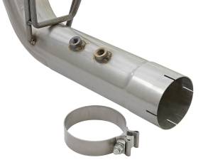 aFe Power - 49-04086-P | AFE Power ATLAS 4 IN Aluminized Steel DPF-Back Exhaust System w/ Polished Tip (2017-2019 Silverado, Sierra 2500 HD, 3500 HD V8-6.6L td) - Image 6