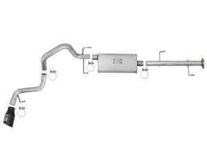 aFe Power - 49-06039-B | AFE Power Scorpion 2-1/2 IN Aluminized Steel Cat-Back Exhaust System w/ Black Tip (2007-2018 FJ Cruiser V6-4.0L) - Image 2