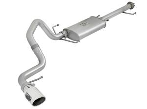 49-06039-P | AFE Power Scorpion 2-1/2 IN Aluminized Steel Cat-Back Exhaust System w/ Polished Tip (2007-2018 FJ Cruiser V6-4.0L)