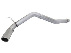 49-06112-P | AFE Power ATLAS 5 IN Aluminized Steel DPF-Back Exhaust System w/ Polished Tip (2016-2019 Titan XD V8-5.0L td)