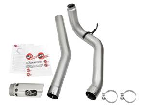 aFe Power - 49-06113-P | AFE Power ATLAS 4 IN Aluminized Steel DPF-Back Exhaust System w/ Polished Tip (2016-2019 Titan XD V8-5.0L td) - Image 4