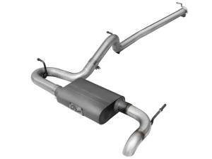 aFe Power - 49-08043 | AFE Power Scorpion 2-1/2 IN Aluminized Steel Cat-Back Hi-Tuck Exhaust System (2007-2018 Wrangler JK V6-3.6L/3.8L) - Image 2