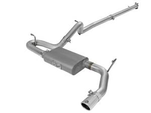 aFe Power - 49-08044-1P | AFE Power Scorpion 2-1/2 IN Aluminized Steel Cat-Back Exhaust System w/ Polished Tip (2007-2018 Wrangler JK V6-3.6L/3.8L) - Image 3