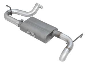 aFe Power - 49-08046 | AFE Power Scorpion 2-1/2 IN Aluminized Steel Axle-Back Hi-Tuck Exhaust System (2007-2018 Wrangler JK V6-3.6L/3.8L) - Image 2