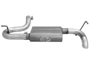 49-08046 | AFE Power Scorpion 2-1/2 IN Aluminized Steel Axle-Back Hi-Tuck Exhaust System (2007-2018 Wrangler JK V6-3.6L/3.8L)