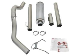 aFe Power - 49-12005 | AFE Power Large Bore-HD 4 IN 409 Stainless Steel Cat-Back Exhaust System w/o Tip (2003-2004 Ram 2500, 3500 Pickup L6-5.9L td) - Image 2