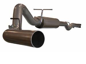 49-14001 | AFE Power Large Bore-HD 4 IN 409 Stainless Steel Cat-Back Exhaust System w/o Tip (2001-2005 Silverado, Sierra 2500 HD, 3500 HD V8-6.6L td)