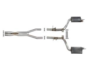 49-32061 | AFE Power MACH Force-Xp 304 Stainless Steel Cat-Back Exhaust System (2015-2023 Challenger V8-5.7L)