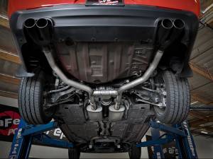 aFe Power - 49-32067-B | AFE Power MACH Force-Xp 2-1/2 IN 304 Stainless Steel Cat-Back Exhaust System w/ Black Tips (2015-2023 Challenger V6-3.6L) - Image 7