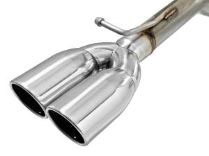 aFe Power - 49-32067-P | AFE Power MACH Force-Xp 2-1/2 IN 304 Stainless Steel Cat-Back Exhaust w/ Polished Tips (2015-2023 Challenger V6-3.6L) - Image 3